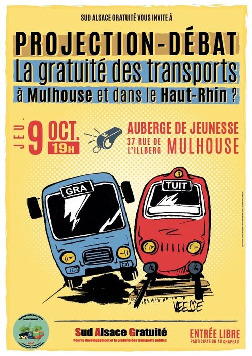Soirée publique Projection-Débat – Jeudi 9 octobre à 19h30 Auberge de la Jeunesse – 37, rue de l’Illberg à Mulhouse