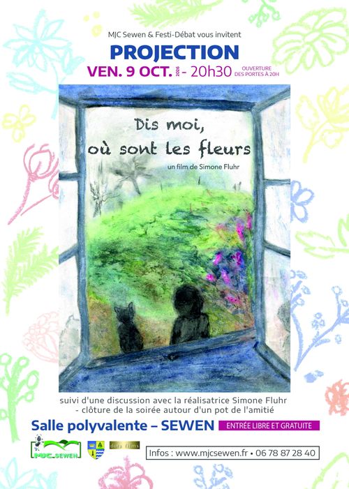 Projection "Dis-moi où sont les fleurs ?"