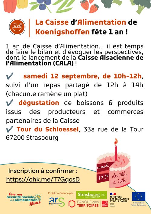 Lancement officiel de la CALA - Caisse Alsacienne d'Alimentation -