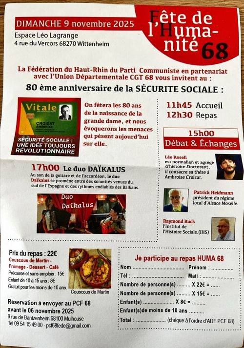 Fête de l'Humanité 68 