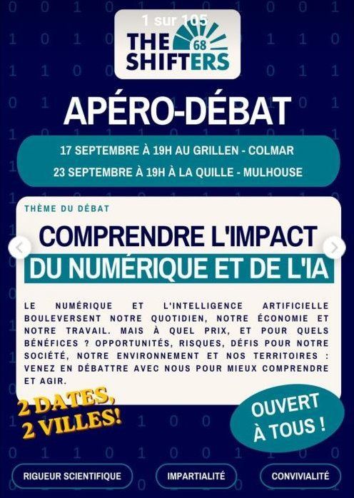 Apéro-débat : comprendre l'impact du numérique et de l'IA