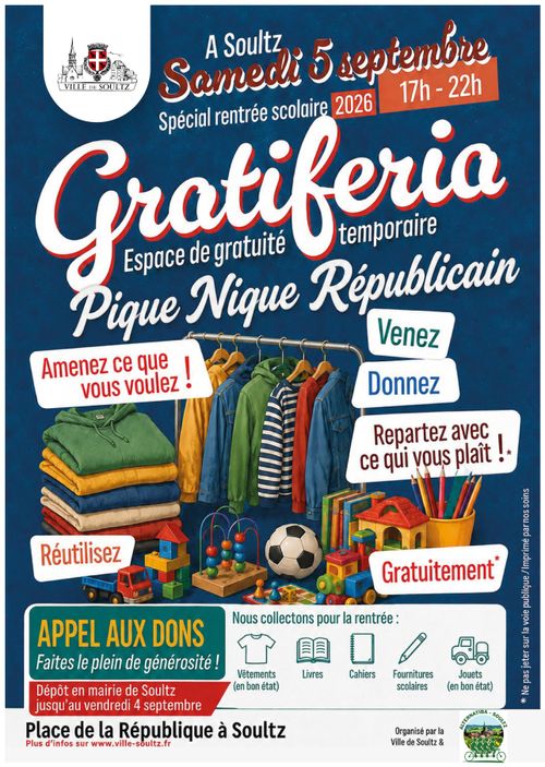 Gratiféria & pique nique républicain - ALTERNATIBA SOULTZ