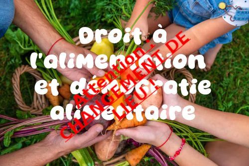 Conférence : « Droit à l’alimentation et démocratie alimentaire : comment garantir un accès digne, choisi et de qualité pour tous ? »