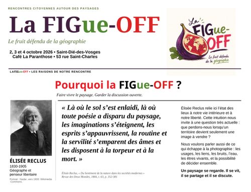 Festival FIGue-OFF - Festival International de Géographie 