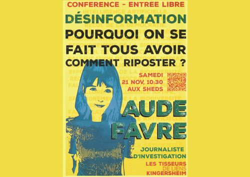 "Les Tisseurs de Liens" proposent : DÉSINFORMATION - POURQUOI ON SE FAIT TOUS AVOIR, COMMENT RIPOSTER  ?