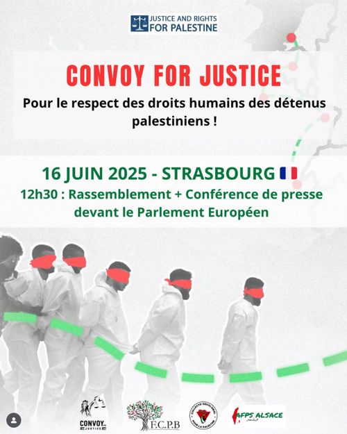 Parlement européen : rassemblement et conférence de presse pour le respect des droits humains des détenus palestiniens !