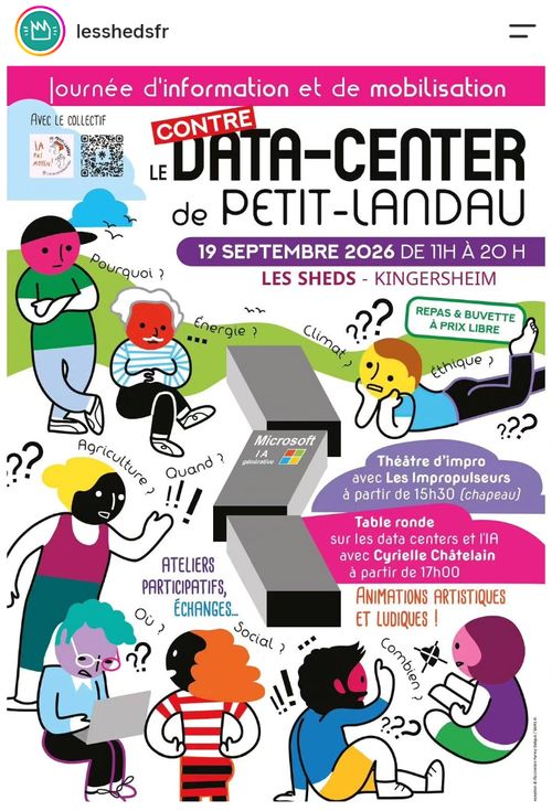 Journée d'information et de mobilisation contre le projet Data Center à Petit-Landau !
